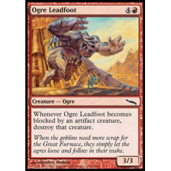 Magic löskort: Mirrodin: Ogre Leadfoot