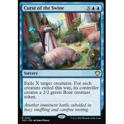 Magic löskort: Commander: Secrets of Strixhaven: Curse of the Swine