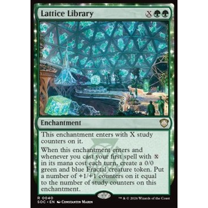 Magic löskort: Commander: Secrets of Strixhaven: Lattice Library