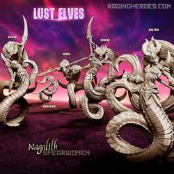 Lust Elves: Nagalith - Spearwomen