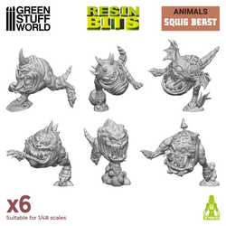 Green Stuff World: Squig beasts - 3D Printed