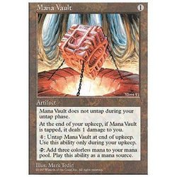 Magic löskort: 5th Edition: Mana Vault (inkl. extended border sleeve)