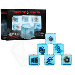 D&D Gelatinous Cube D6 (6-Pack)
