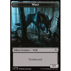 Magic löskort: Magic: Innistrad Remastered: Wolf Token (B 1/1) // Wolf Token (G 2/2)