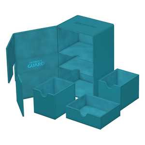 Ultimate Guard Twin Flip´n´Tray Deck Case 160+ Standard Size XenoSkin Monocolor Petrol