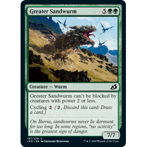 Magic löskort: Ikoria: Lair of Behemoths: Greater Sandwurm