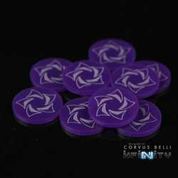 Combined Army Acrylic Faction Tokens (10 st)