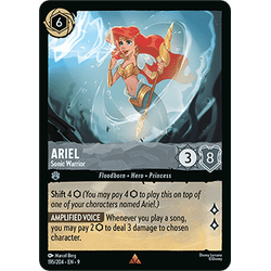 Lorcana Löskort: Fabled: Ariel - Sonic Warrior