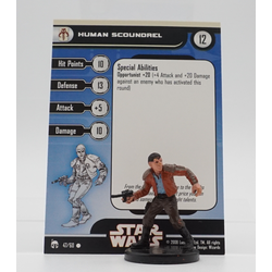 Star Wars Miniatures Game: Human Scoundrel 47/60