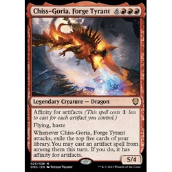 Magic löskort: Commander: Phyrexia: All Will Be One: Chiss-Goria, Forge Tyrant