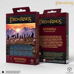 The Lord of the Rings D6 Dice Set: Rivendell - Water (10)