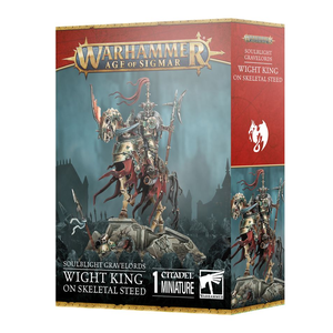 Soulblight Gravelords Wight King on Skeletal Steed