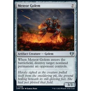 Magic löskort: Commander Masters: Meteor Golem