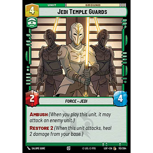 Star Wars: Unlimited Löskort: Legends of the Force: Jedi Temple Guards
