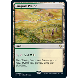 Magic löskort: Commander 2020: Sungrass Prairie