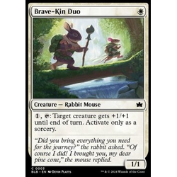 Magic löskort: Bloomburrow: Brave-Kin Duo