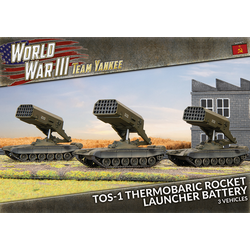 Soviet TOS-1 Thermobaric Rocket Launcher Battery