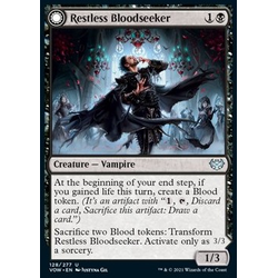Magic löskort: Innistrad: Crimson Vow: Restless Bloodseeker // Bloodsoaked Reveler