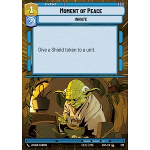 Star Wars: Unlimited Löskort: Spark of Rebellion: Moment of Peace (Hyperspace)