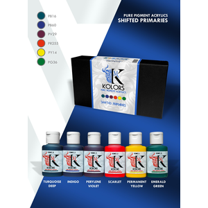 Kimera Kolors: Pure Pigment Acrylics Expansion Set #2 - Shifted Primaries