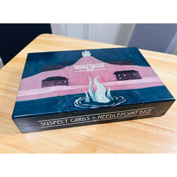 Brindlewood Bay RPG: Suspect Cards & Needlepoint Dice