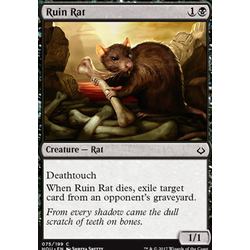 Magic löskort: Hour of Devastation: Ruin Rat