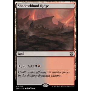 Magic löskort: Commander: Modern Horizons 3: Shadowblood Ridge