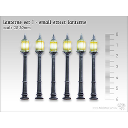 Tabletop-Art: Lanterns Set 1 - Small Street Lanterns (6)