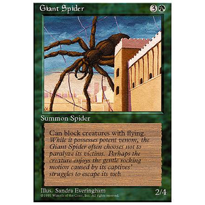 Magic löskort: 4th Edition: Giant Spider