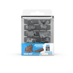 AK Basing Bits: Concrete Ruins (resin) (8)