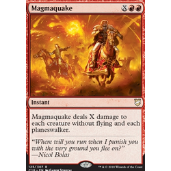 Magic löskort: Commander 2018: Magmaquake