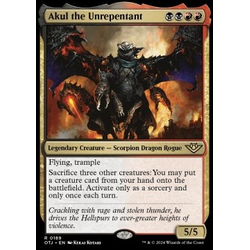 Magic löskort: Outlaws of Thunder Junction: Akul the Unrepentant