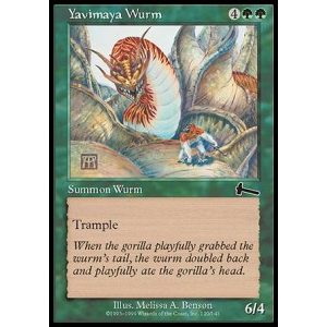 Magic löskort: Urza's Legacy: Yavimaya Wurm
