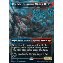 Magic löskort: Innistrad: Crimson Vow: Eruth, Tormented Prophet (Renfield, Delusional Minion) (Foil)