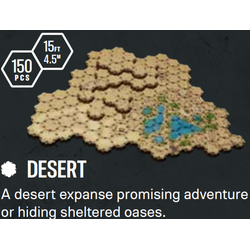 Lorescape Modular Hex-terrain Biome Set: Desert