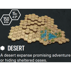 Lorescape Modular Hex-terrain Biome Set: Desert