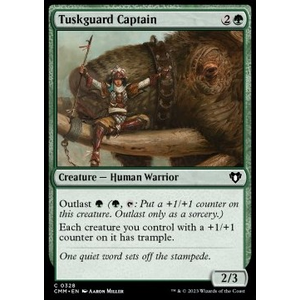 Magic löskort: Commander Masters: Tuskguard Captain (foil)