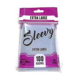 Card Sleeves XL Clear 65x100mm (100) (Sleevy)