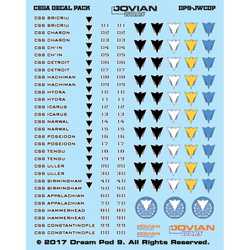 Jovian Wars: Jovian Decals Sheet