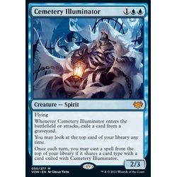 Magic löskort: Innistrad: Crimson Vow: Cemetery Illuminator (alternative art) (Foil)