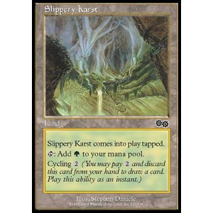 Magic löskort: Urza's Saga: Slippery Karst