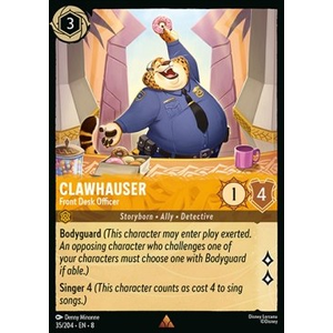 Lorcana Löskort: Reign of Jafar: Clawhauser - Front Desk Officer