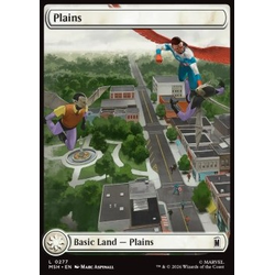 Magic löskort: Marvel Super Heroes: Plains (V.1) (Foil)