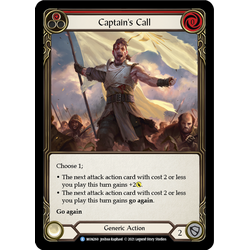 FaB Löskort: Monarch Unlimited: Captain's Call (Red)