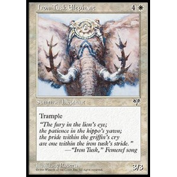 Magic löskort: Mirage: Iron Tusk Elephant