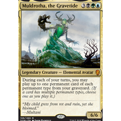 Magic löskort: Dominaria: Muldrotha, the Gravetide
