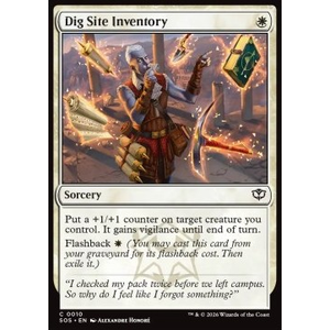 Magic löskort: Secrets of Strixhaven: Dig Site Inventory