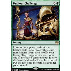 Magic löskort: Kaladesh: Dubious Challenge