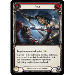 FaB Löskort: Welcome to Rathe Unlimited: Rout (Rainbow Foil)