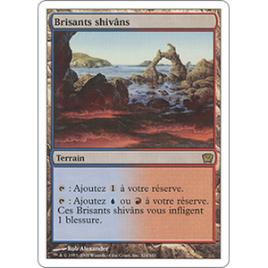 Magic löskort: 9th Edition: Shivan Reef (fransk)